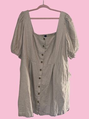 Old Navy Khaki Mini Dress Size 3X